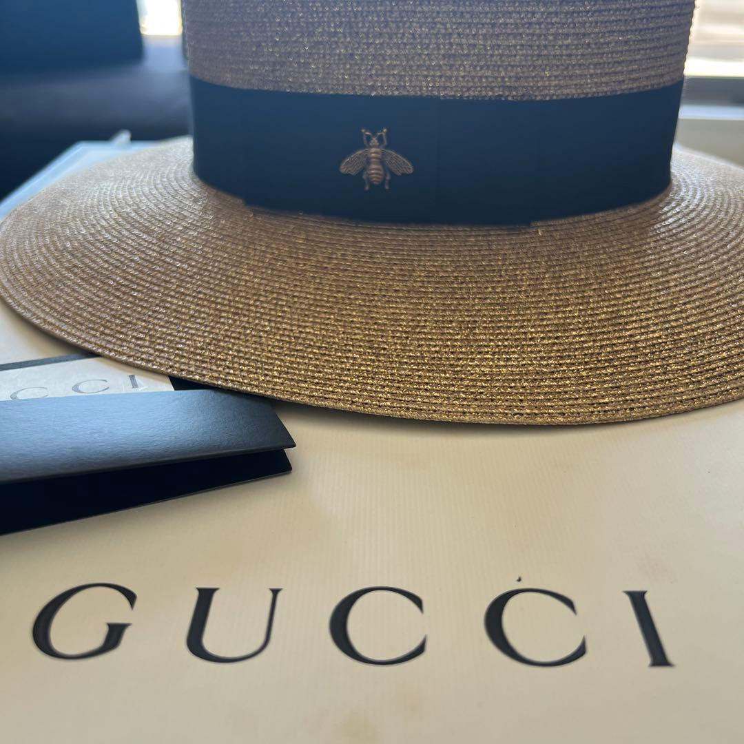 GUCCIカンカン帽子美品