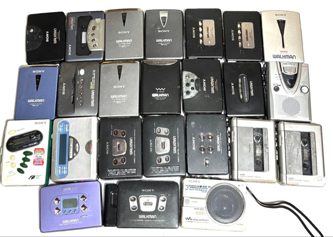 SONY カセットプレーヤー　ジャンク品 24台まとめセット