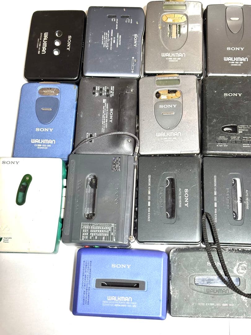 SONY カセットプレーヤー　ジャンク品 24台まとめセット