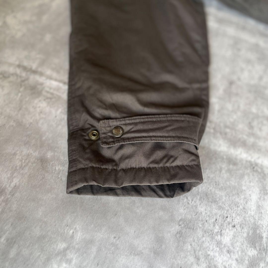 【美品】LONDON FOG ハンティングジャケット コーデュロイ襟 裏地 茶