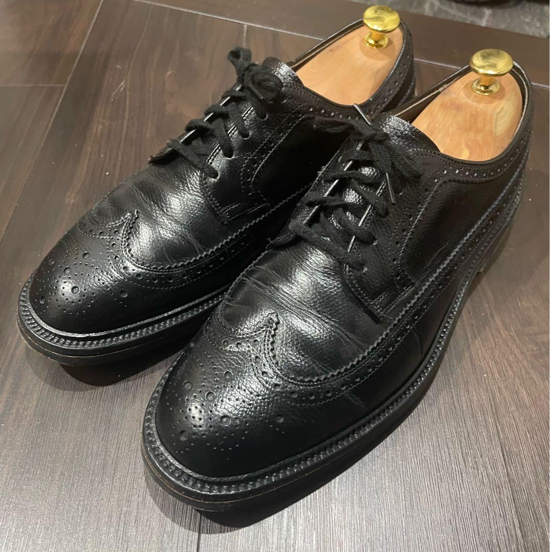 ハノーバー製 Sears ウイングチップ 黒 ビンテージ アメリカ靴
