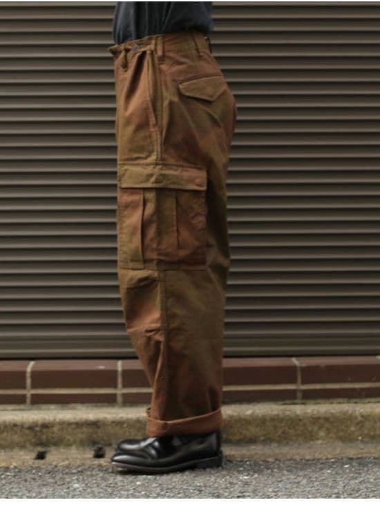 パンツ NIGEL CABOURN BRUSH CAMO 34