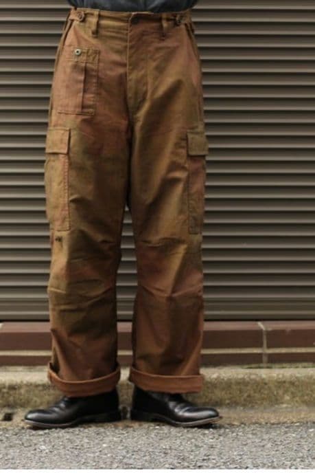 パンツ NIGEL CABOURN BRUSH CAMO 34