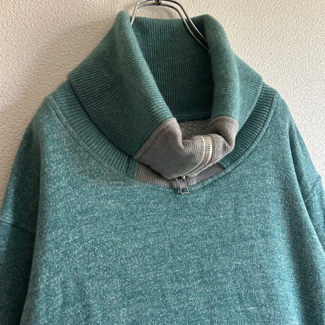 hatra ハトラ スウェット ハイネック ライトグリーン 最上もが M