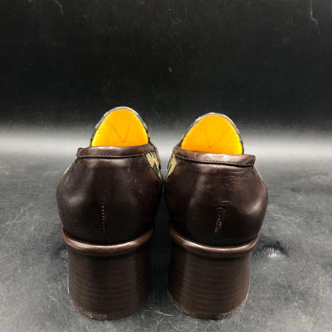 M.5097 イタリア製 FENDI フェンディ 箱付き ズッカ柄 ローファー