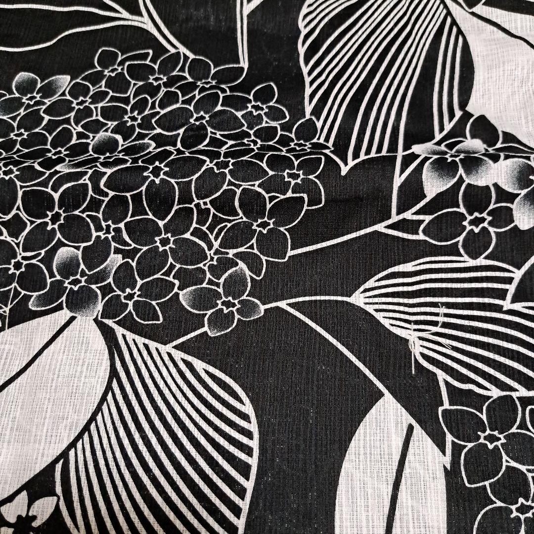 No.5268　浴衣　綿麻　着物　仕立済　新品未使用