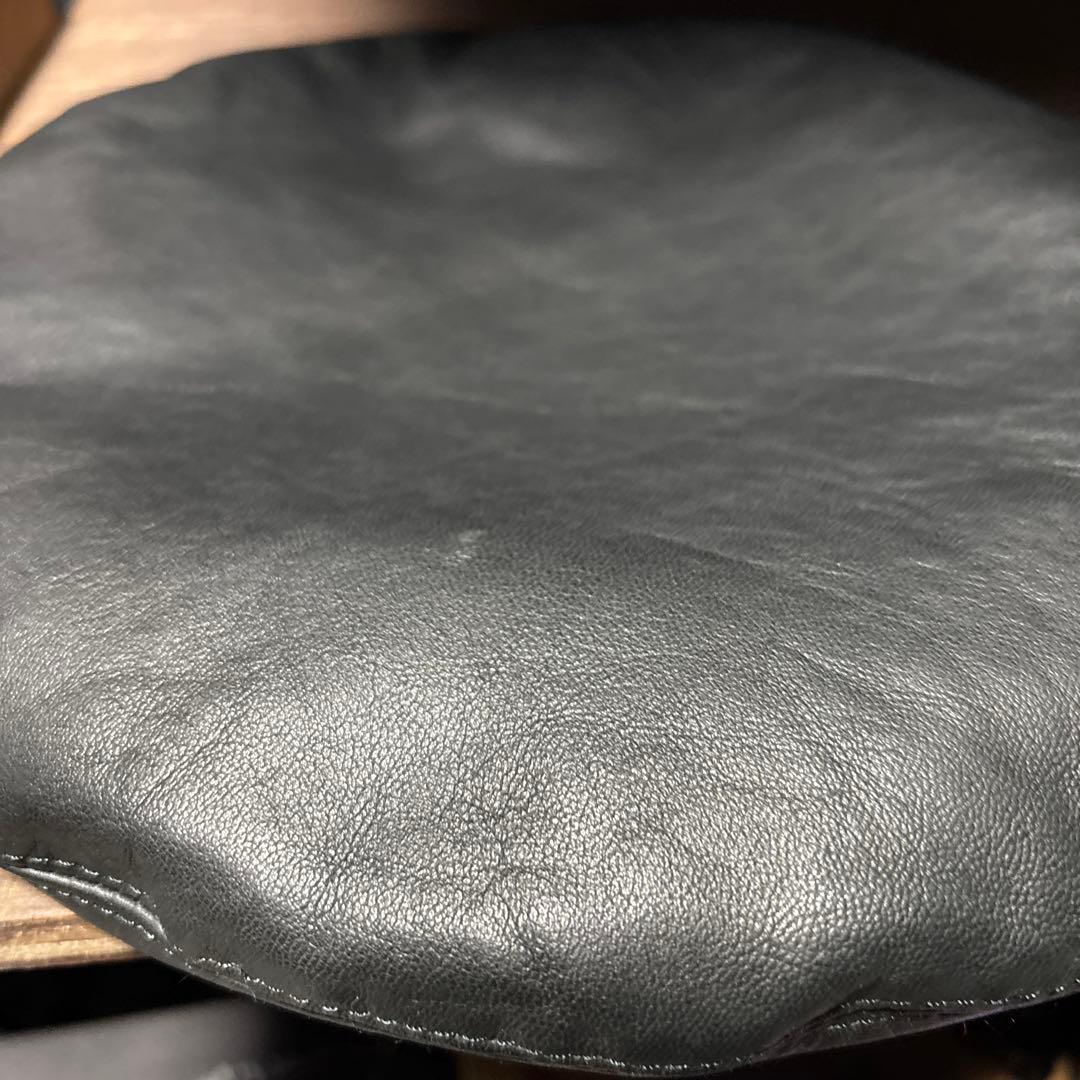 NEON LEATHER GARMENT ビッグレザー ベレー帽 完売品 パンク