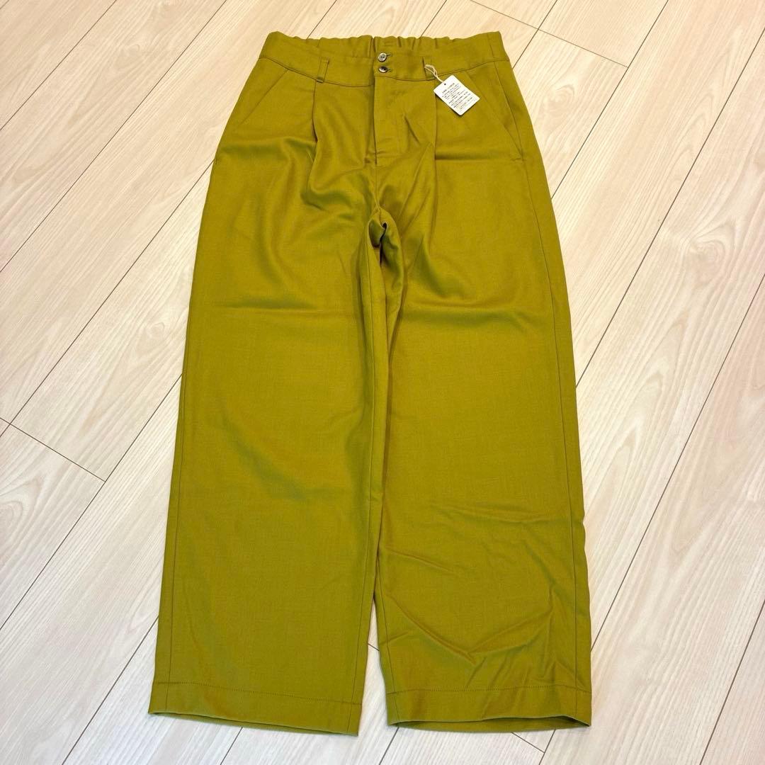 パラスパレス【F】パンツ 黄緑　グリーン　緑 春　新品　未使用　タク付き　人気
