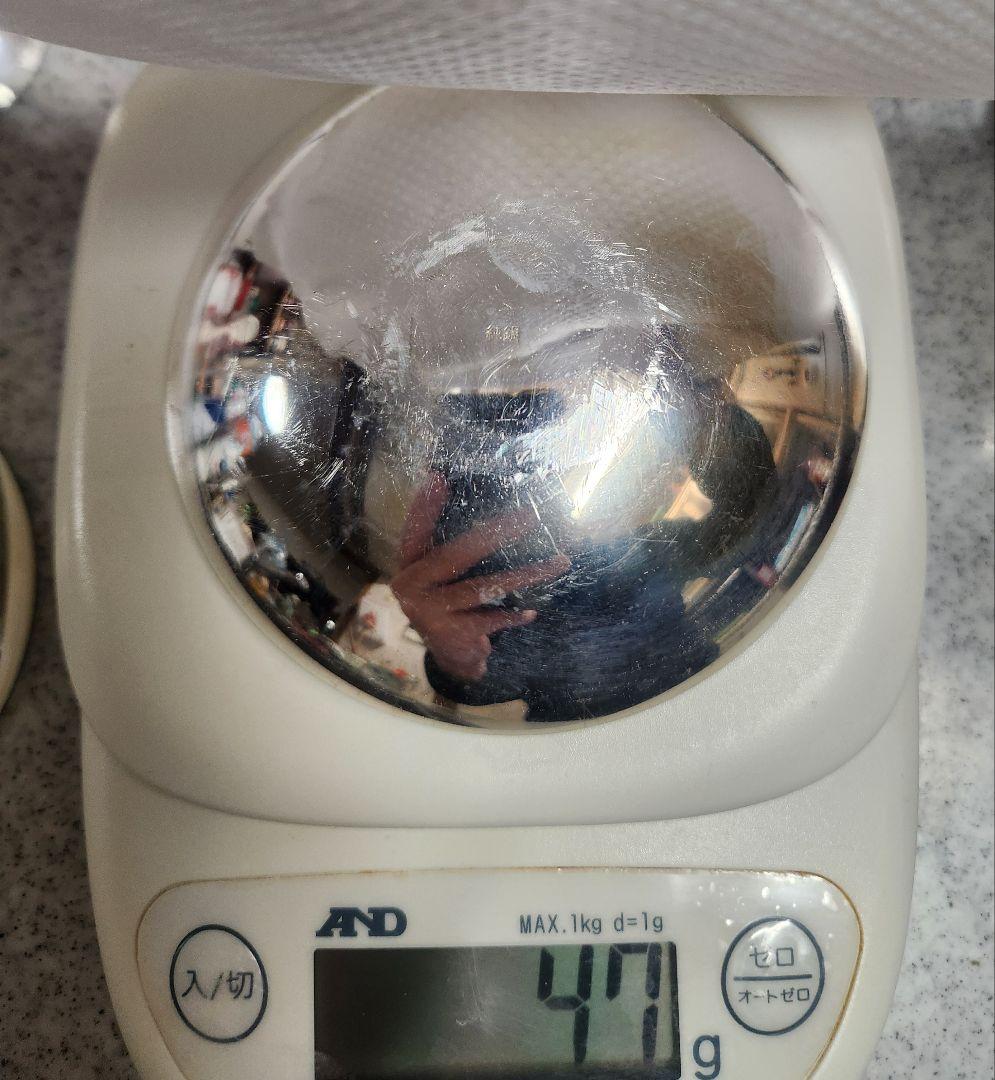 純銀盃皿のみ 甲台無し