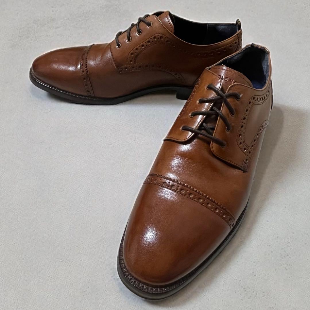 美品★COLE HAAN コールハーン ビジネスシューズ 本革 牛革 ブラウン