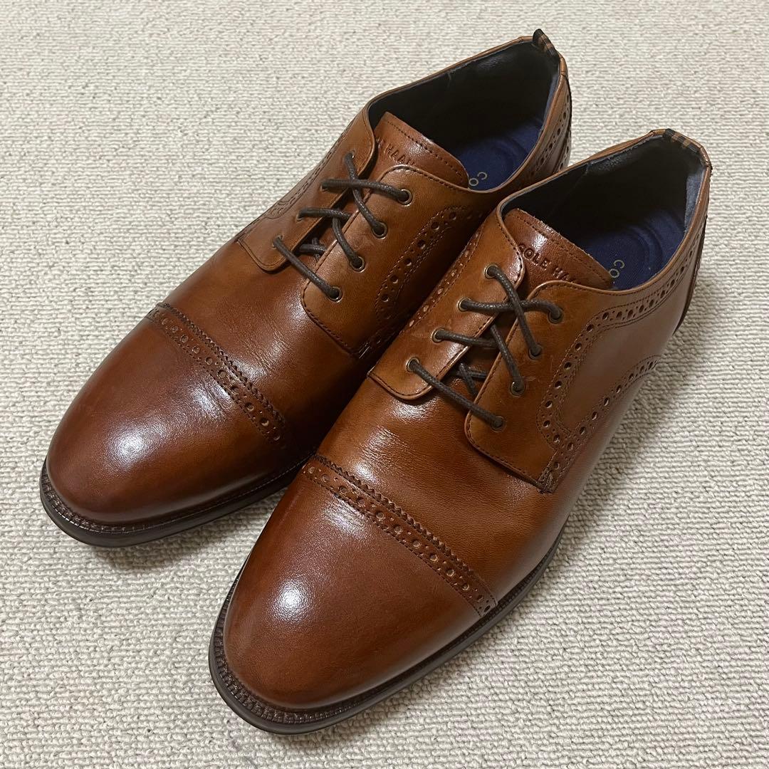 美品★COLE HAAN コールハーン ビジネスシューズ 本革 牛革 ブラウン