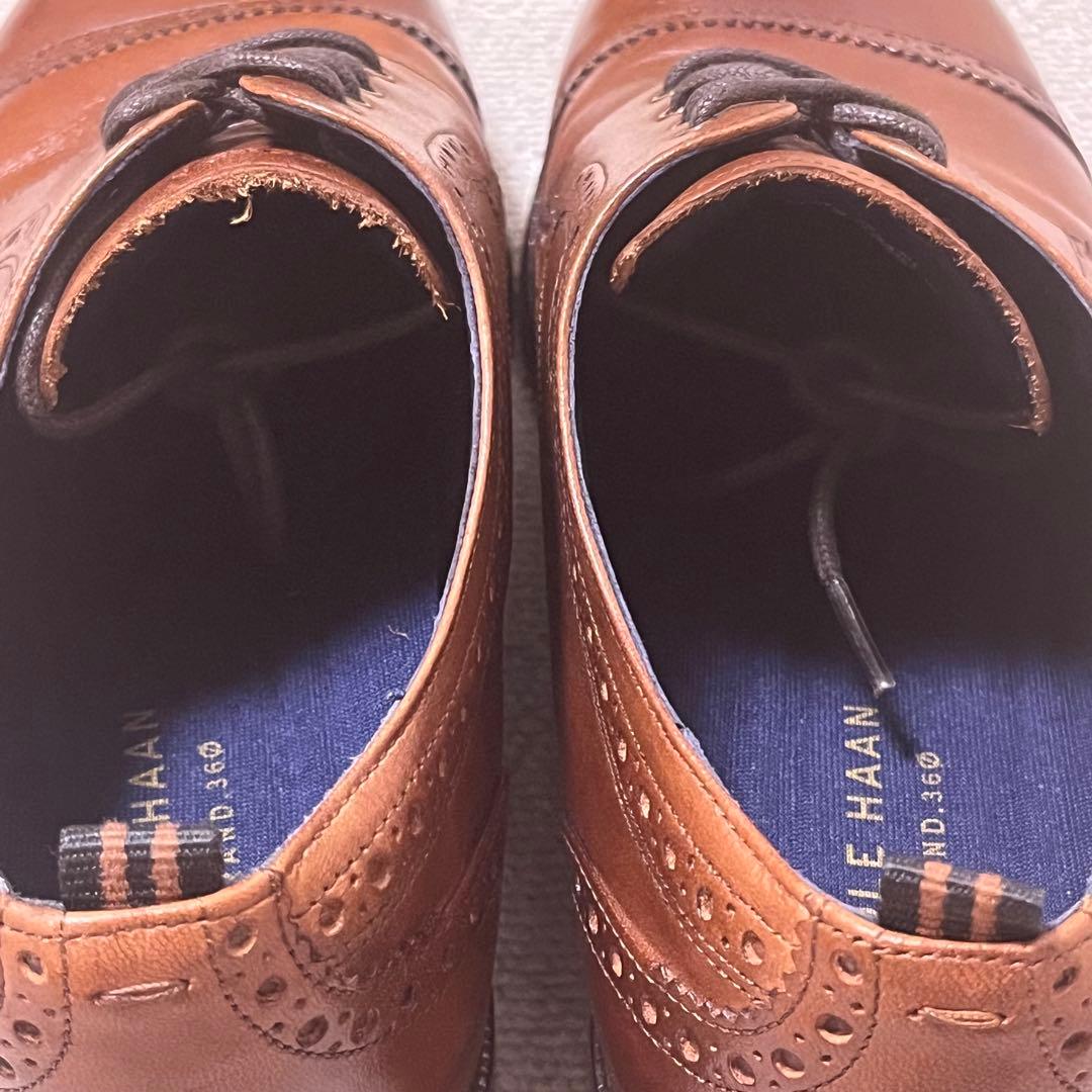 美品★COLE HAAN コールハーン ビジネスシューズ 本革 牛革 ブラウン