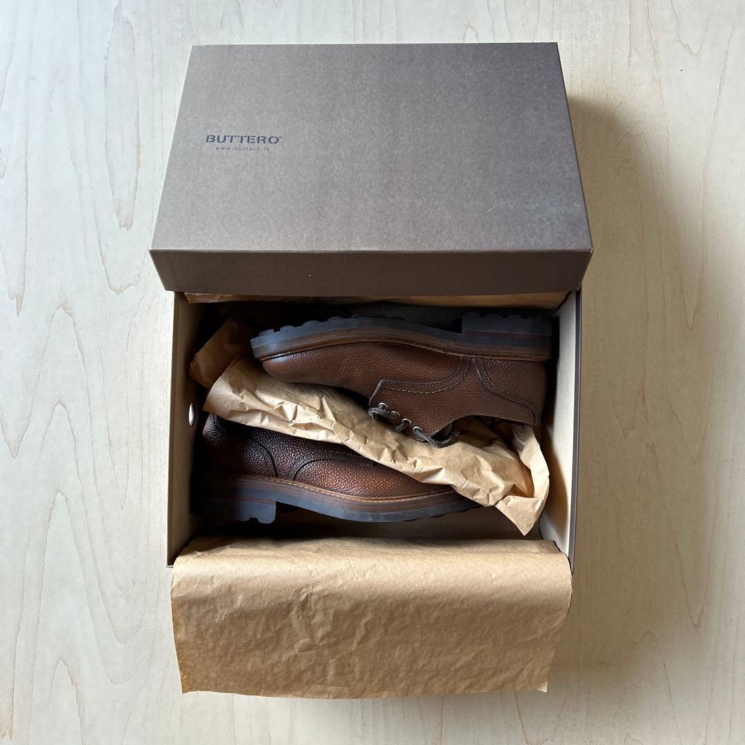 ブッテロ　ダービーシューズ　ブラウン39