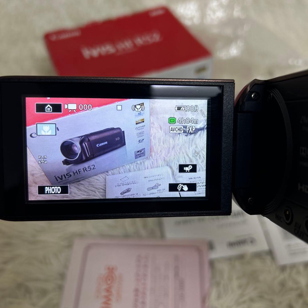 【美品】Canon iVIS HF R52 ビデオカメラ 本体　付属品
