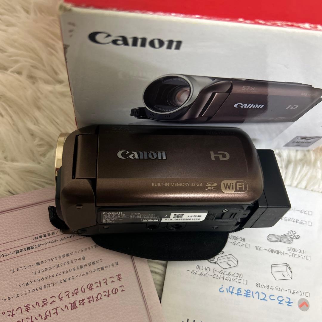 【美品】Canon iVIS HF R52 ビデオカメラ 本体　付属品