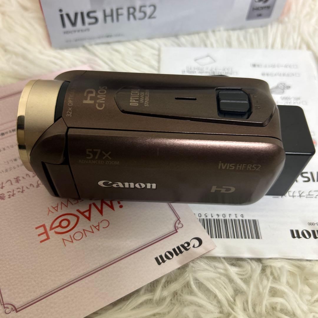 【美品】Canon iVIS HF R52 ビデオカメラ 本体　付属品