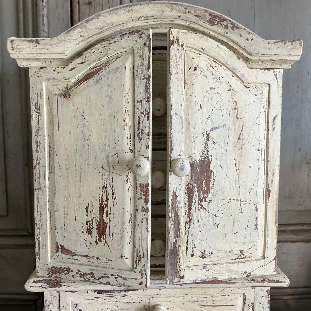 フランスアンティーク　ドール用　ドロワー　チェスト　ワードローブ　ジュエリー