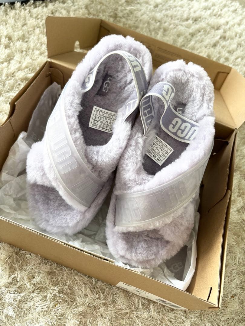 UGG ライトパープル サンダル