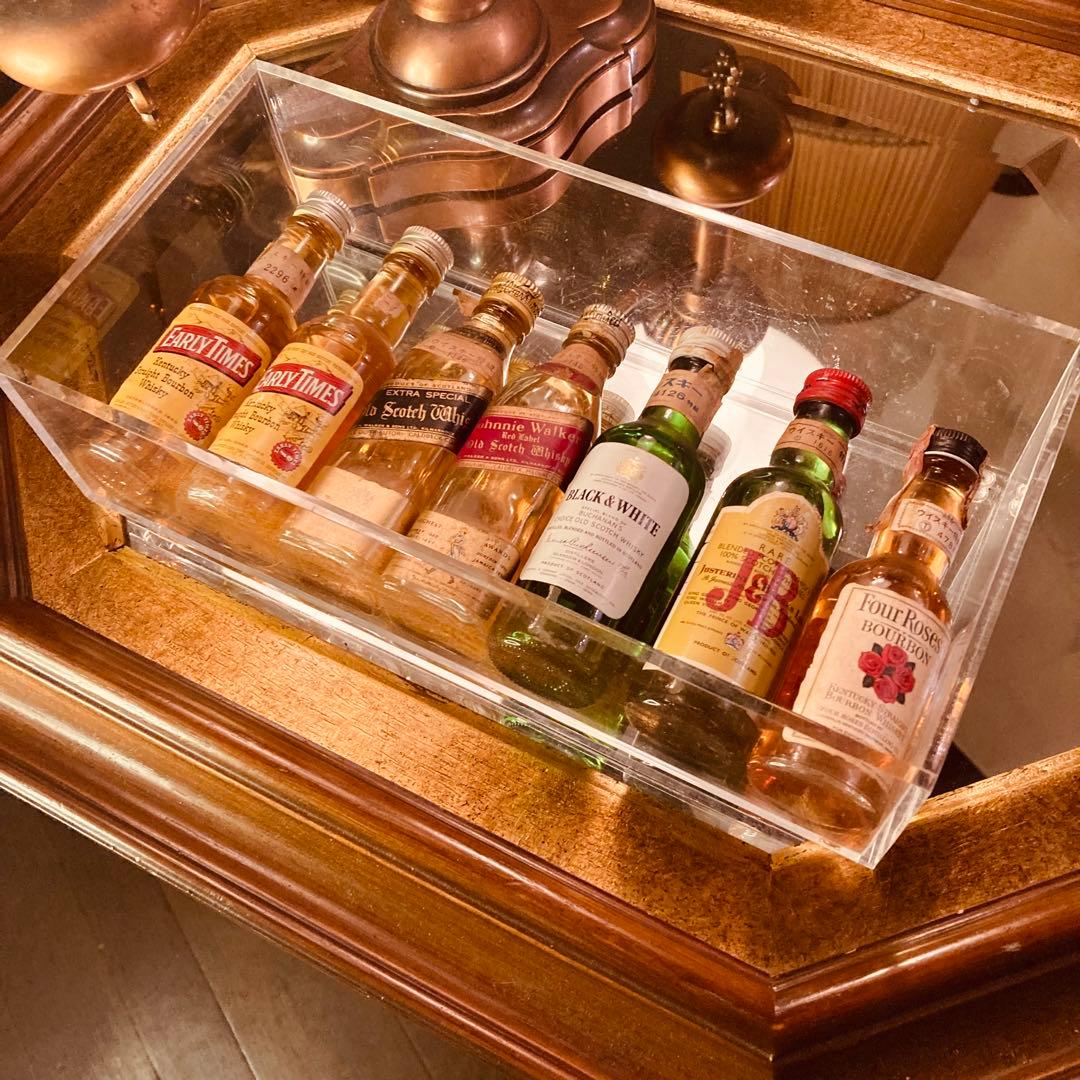 湯布院アンティーク '70 ミニボトル ウイスキー バーボン 未開栓 7本セット