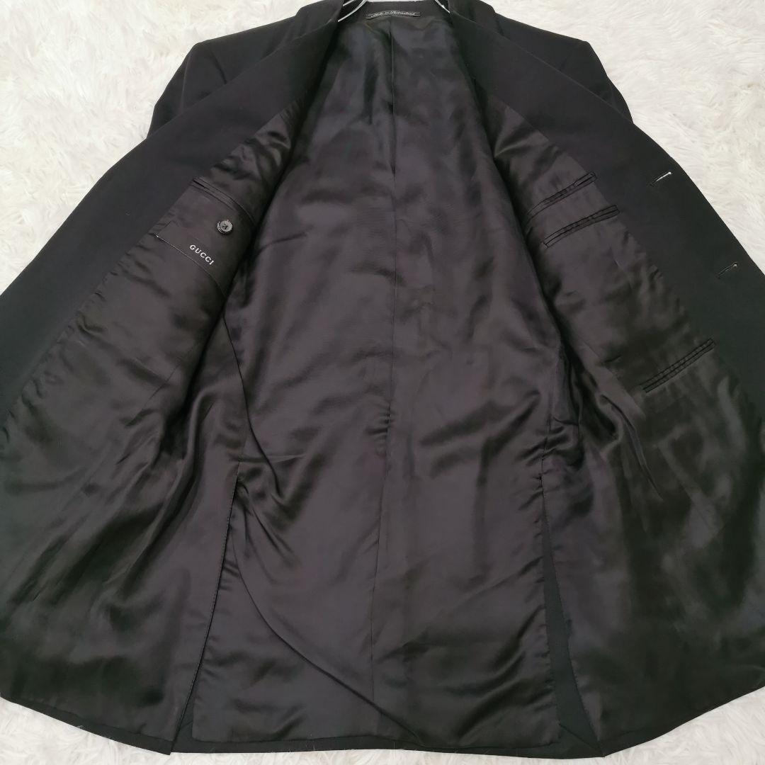 未使用品 GUCCI グッチ モヘア セットアップ ブラック 黒 46 M相当