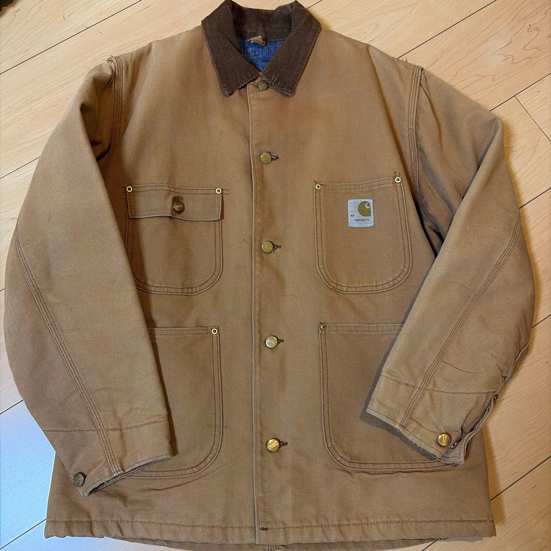 70s USA製　Carhartt カバーオール チョアコート　野村訓市