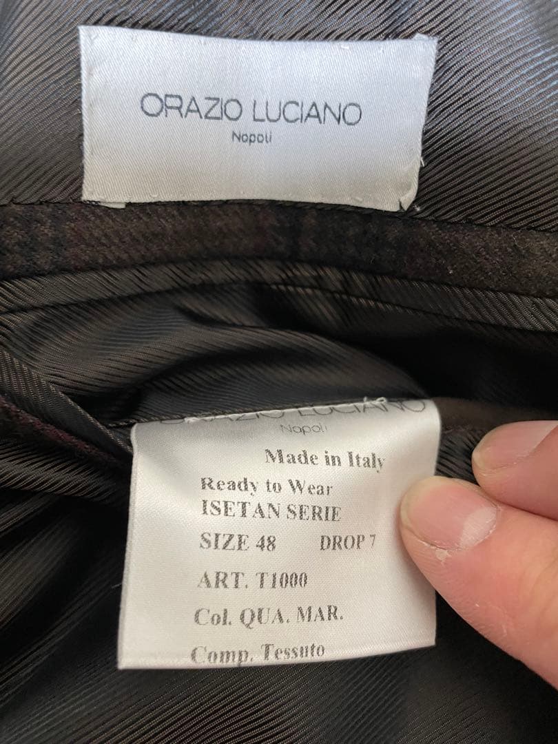 オラツィオルチアーノ ORAZIO LUCIANO ジャケット　48 未使用