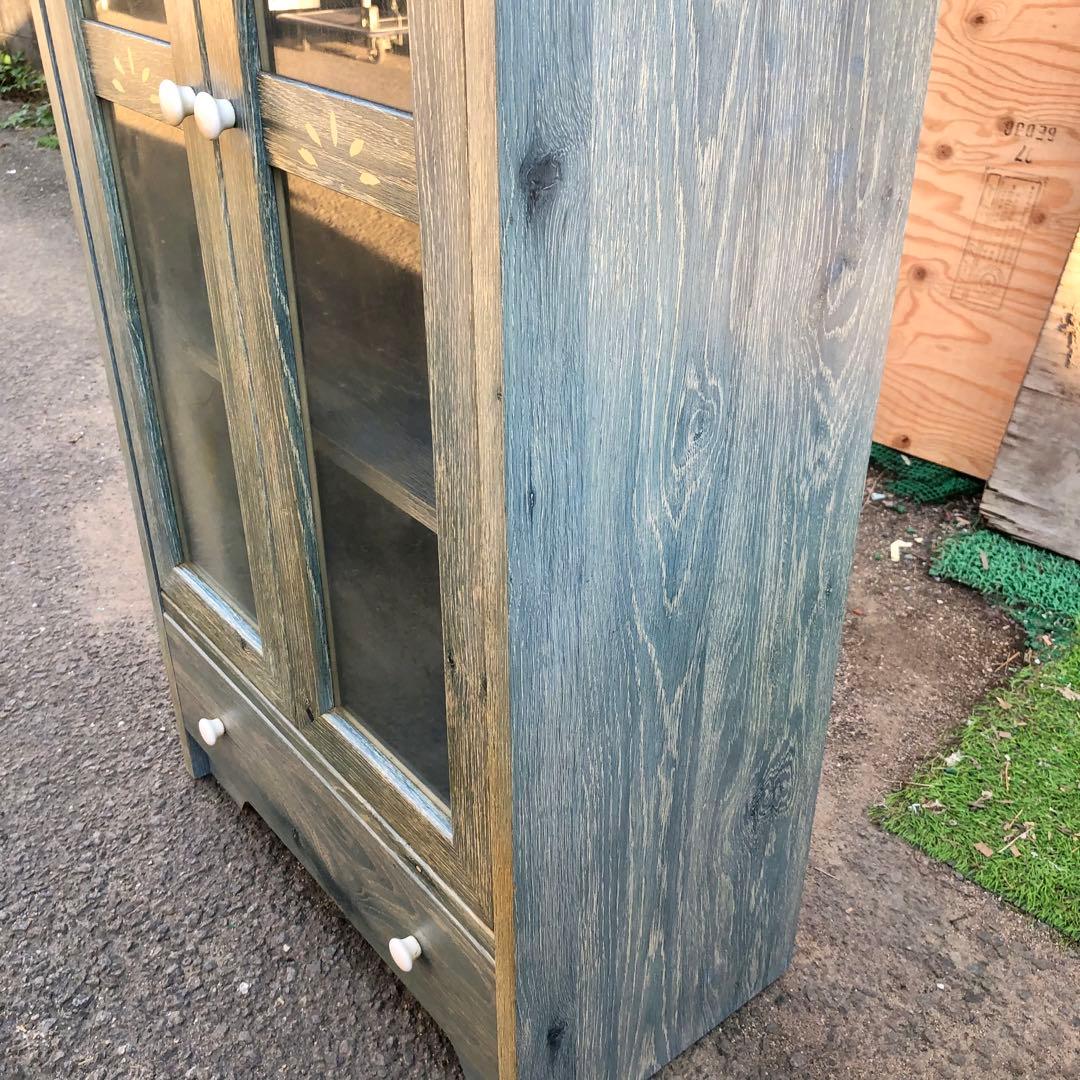 POMONA ポモナ カントリー調キャビネット ガラス扉 北欧風家具 インテリア