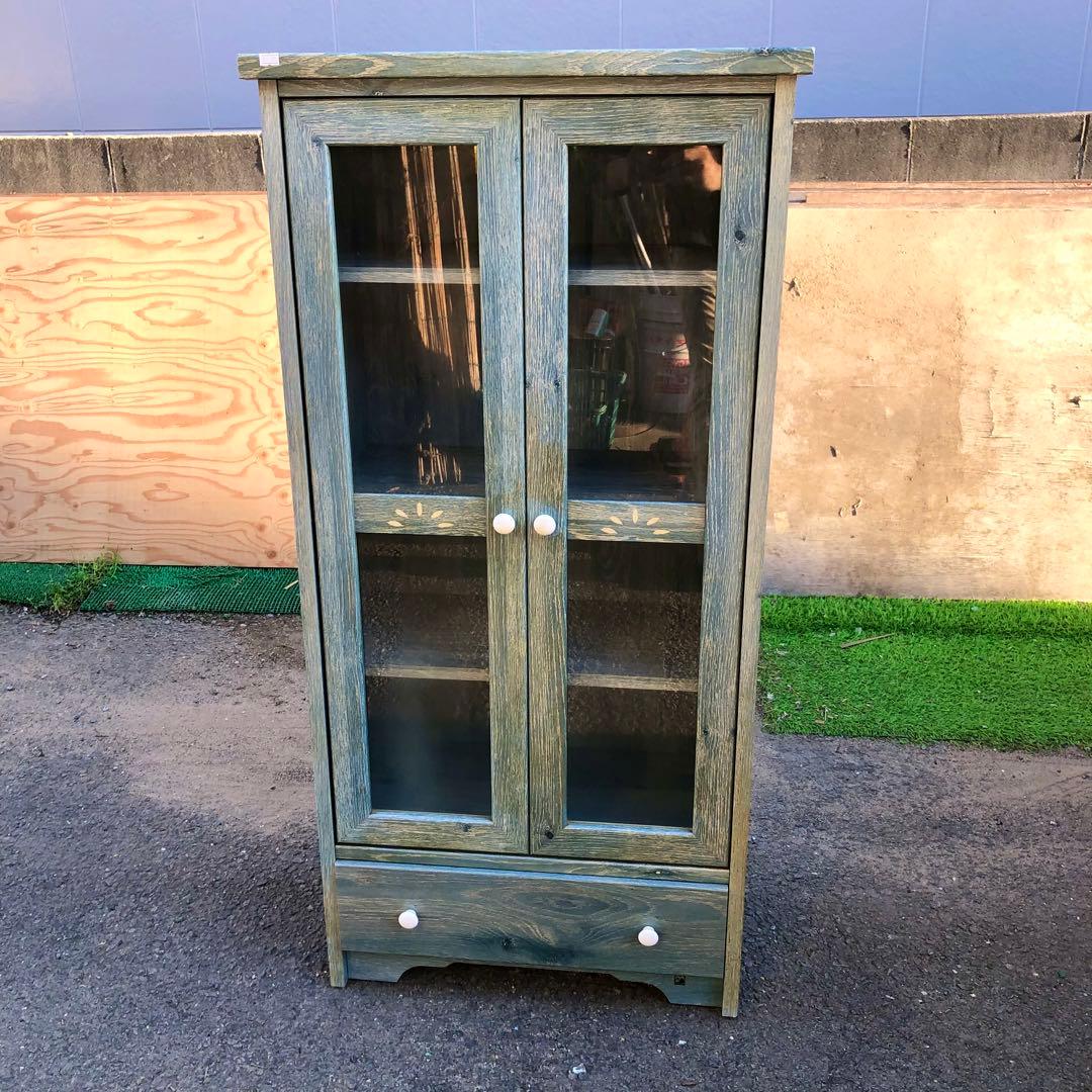 POMONA ポモナ カントリー調キャビネット ガラス扉 北欧風家具 インテリア