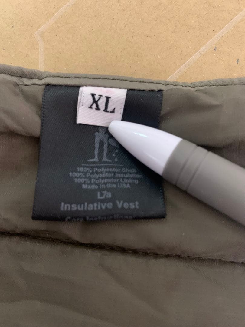 レア 米軍実物 PCU Level7 インサレーションベスト XL