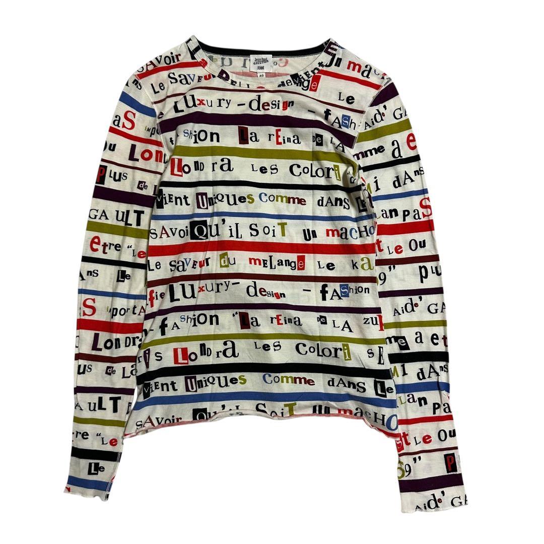 トップス Jean Paul GAULTIER FEMME long cutsew Y2K