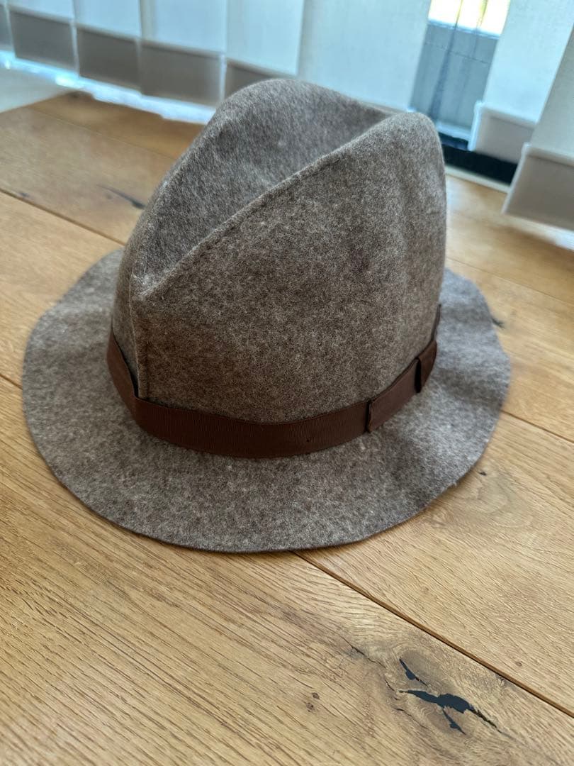 【未使用】Baileyブラウン ウール フェルトハット