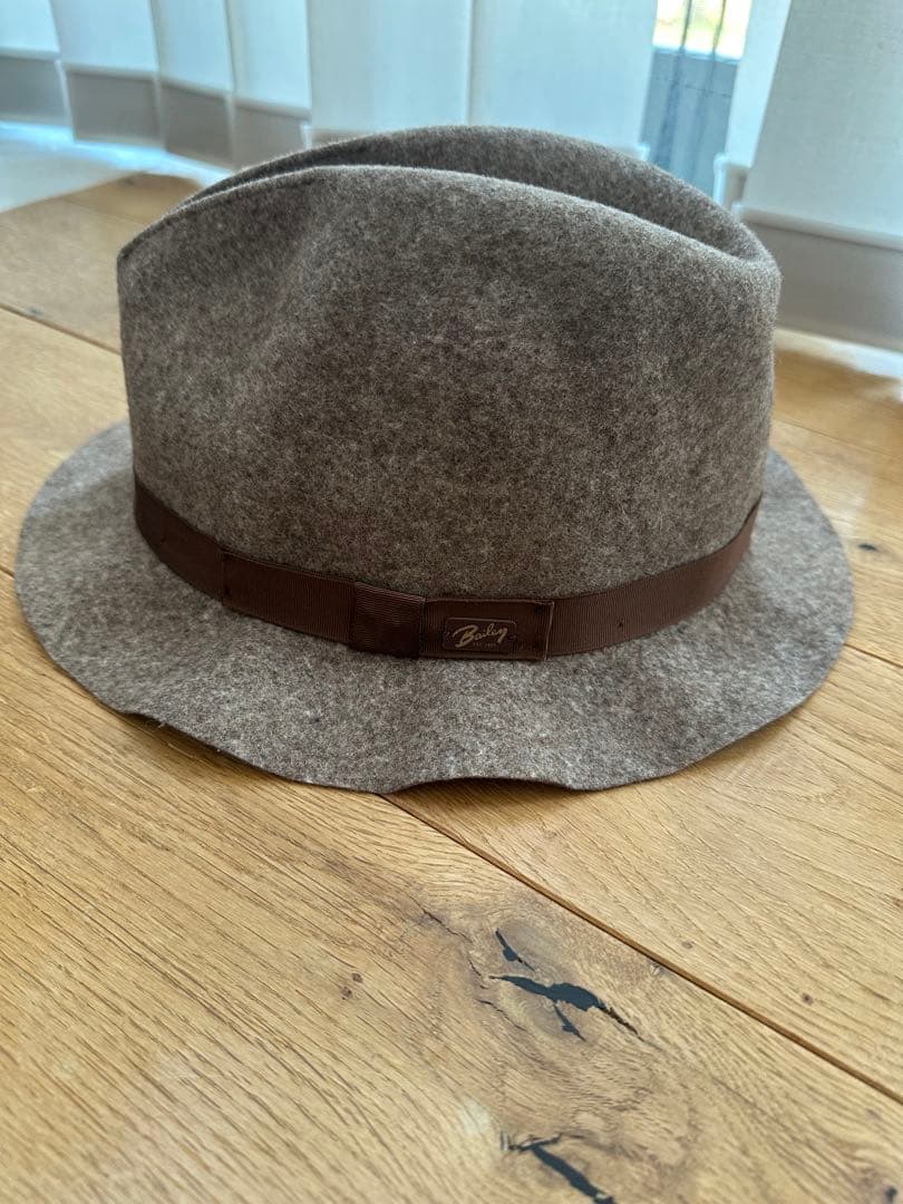 【未使用】Baileyブラウン ウール フェルトハット