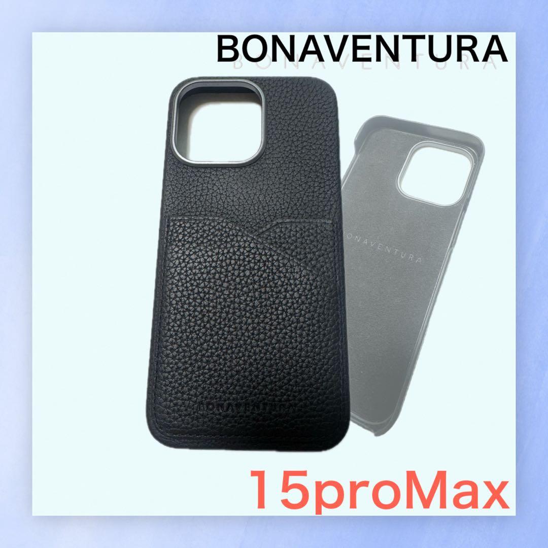BONAVENTURA iPhone15proMax ケース ブラック 美品