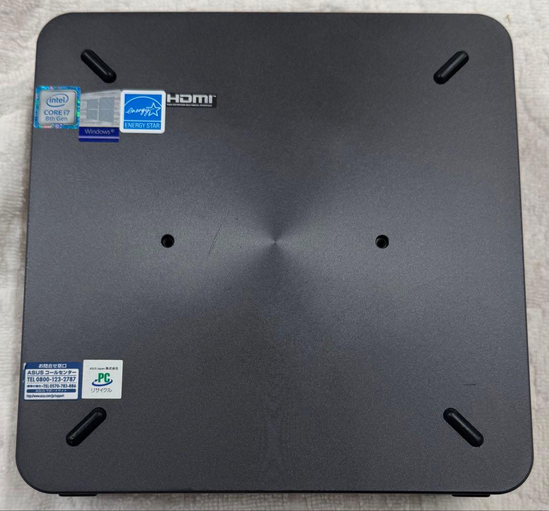 ミニPC ASUS VivoMini VC65-C1 i7 8GB 240GB Win11