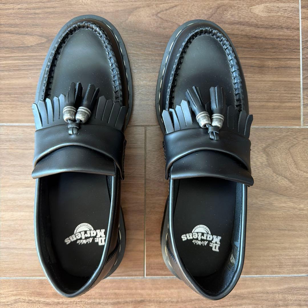 Dr.Martens ADRIAN ホワイト ステッチ ローファー 日本限定