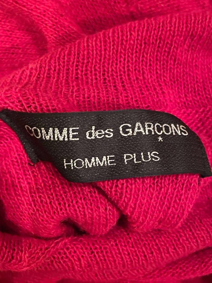 COMME des GARCONS HOMME PLUS ハイネックニット　赤