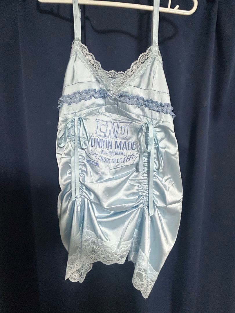 トップス Candy Stripper CND LINGERIE MINI DRESS