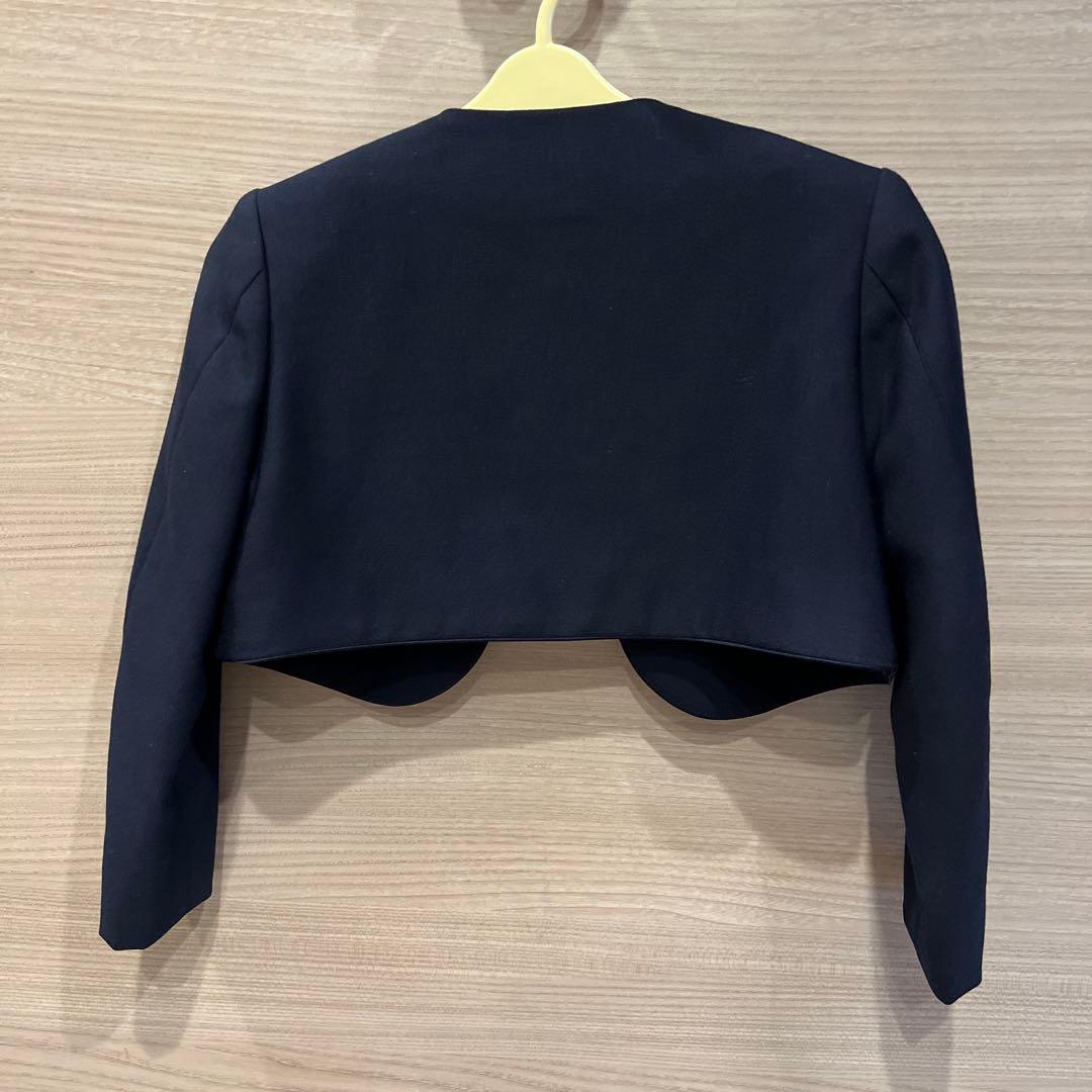 familiar アンサンブル　ワンピース　お受験　紺