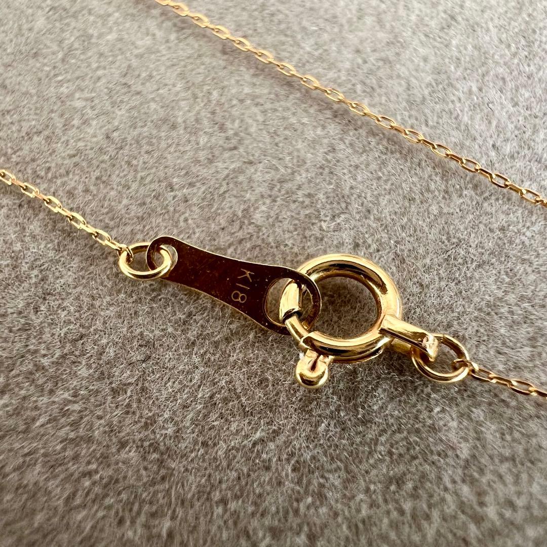 バイカラーサファイア　ネックレス　18K