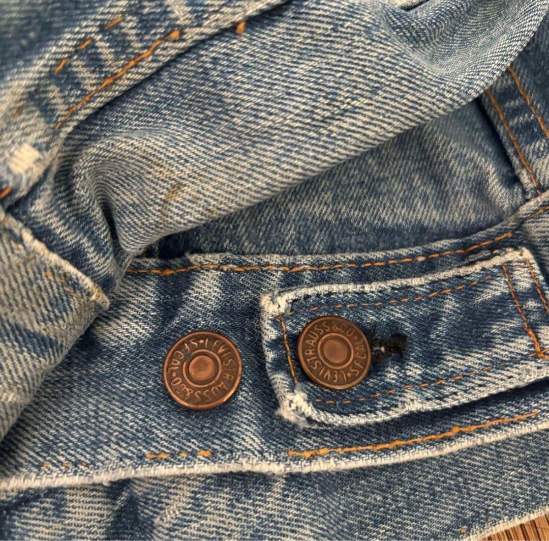 l*巻様 Levi's 60s 4th ビッグE デニムジャケット　Gジャン　布