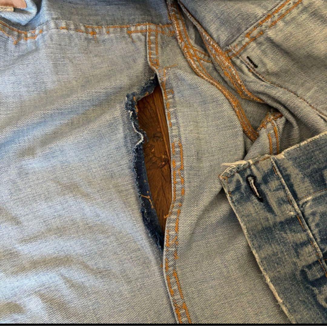 l*巻様 Levi's 60s 4th ビッグE デニムジャケット　Gジャン　布