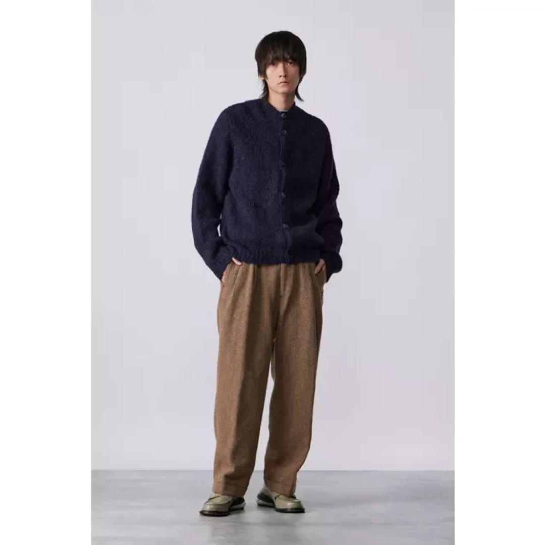 A.PRESSE Tweed Two Tuck Trousers サイズ2