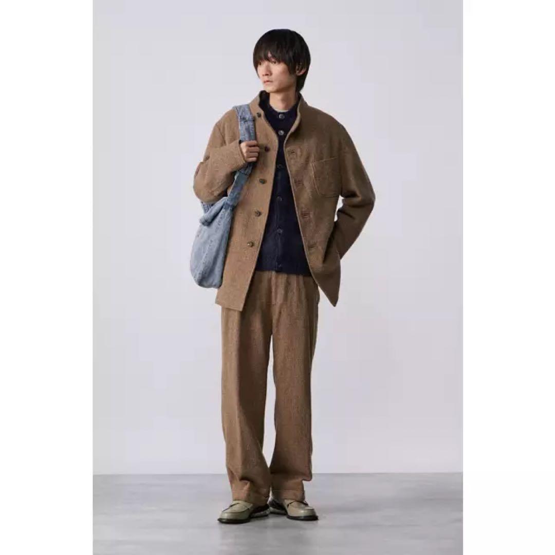 A.PRESSE Tweed Two Tuck Trousers サイズ2