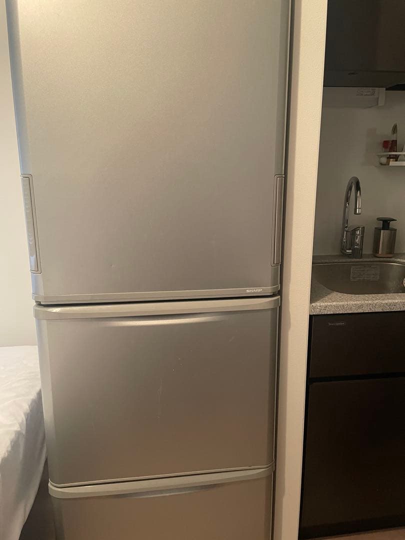 SHARP 350L 冷蔵庫 SJ-W352F-S シルバー