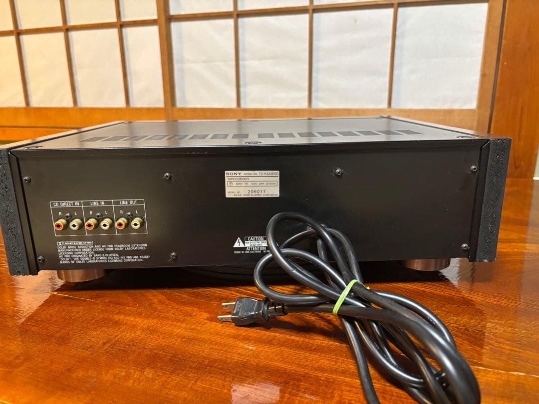 SONY TC-K333ESG カセットデッキ