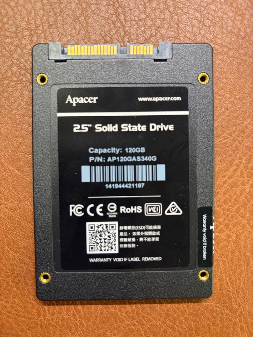 Apacer（アペイサー） PANTHER SATA SSD 120GB