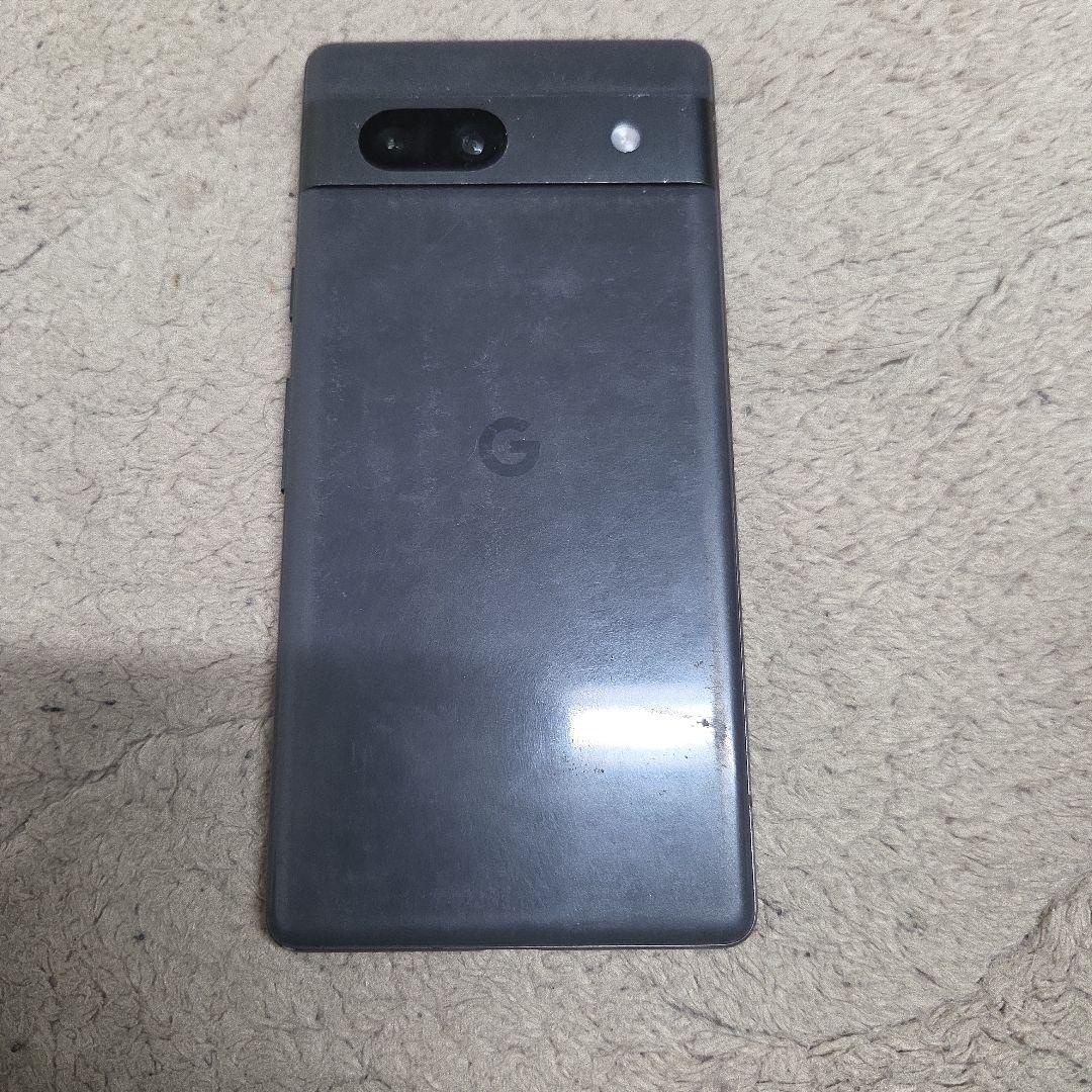 GooglePixel7a本体 黒色画面ひびあり画面付かない修理に出す必要あり