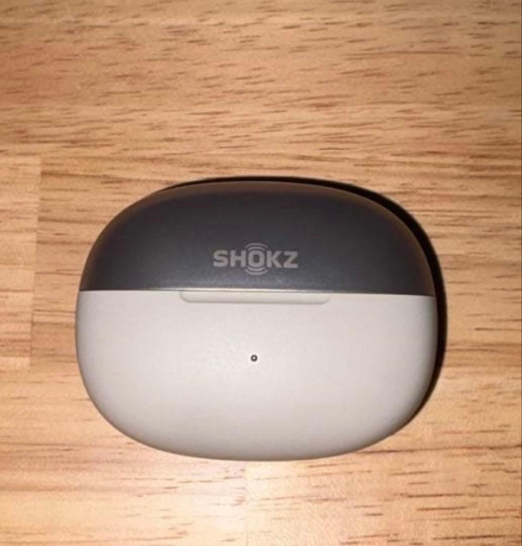 SHOKZ ワイヤレスイヤホン ベージュ・シルバー