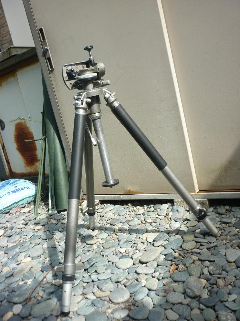 GITZO三脚 5型 3段大型アルミでギア式雲台+三脚バッグ付き