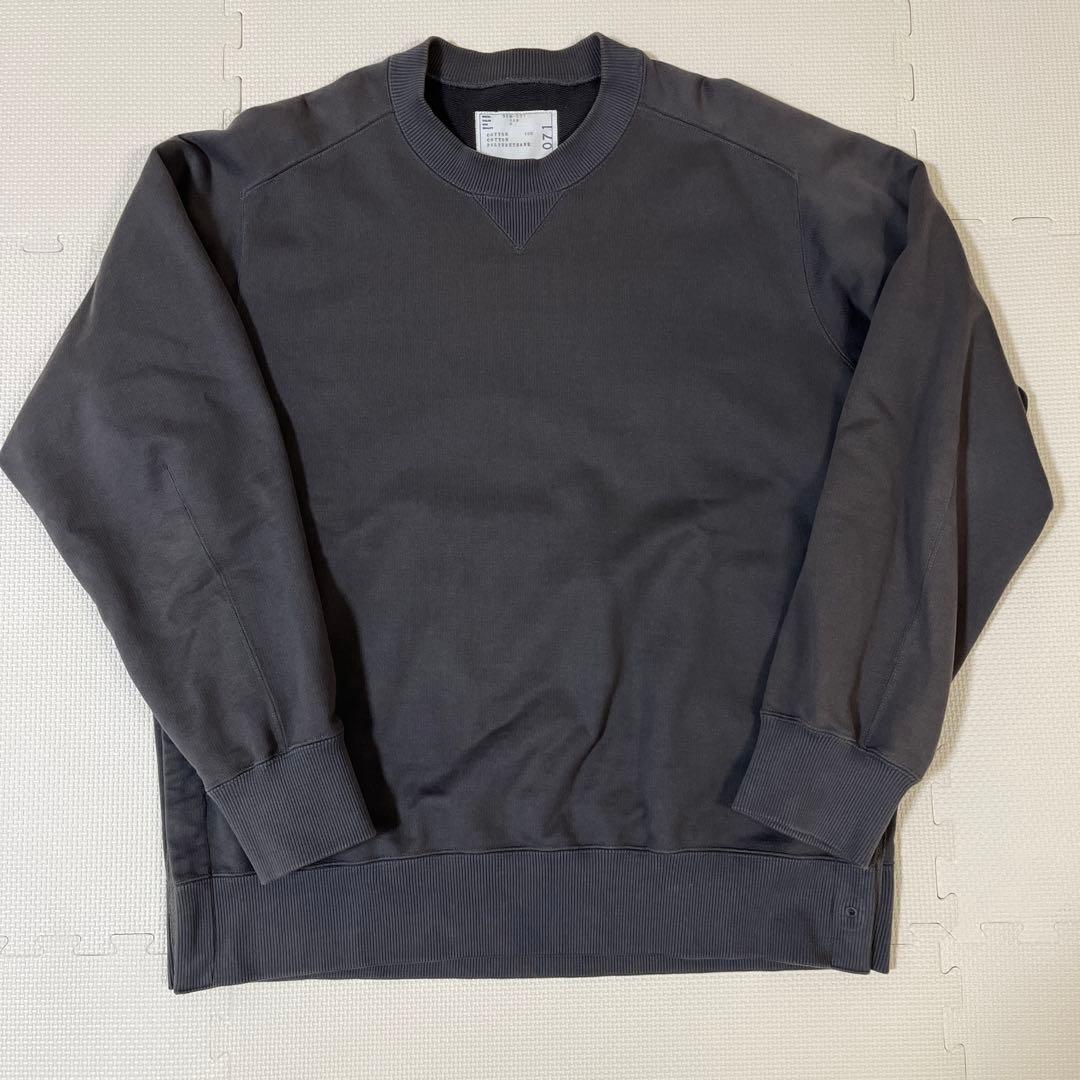 sacai スウェット トレーナー チャコールグレー サイズ2